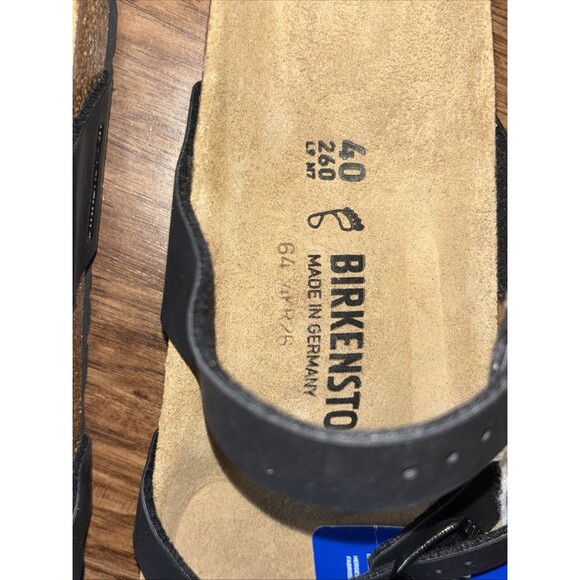 Birkenstock Mayari Birko-Flor Toe Loop Leather Sandals Women's 9/9.5 Eur Sz 40 - Picture 5 of 12